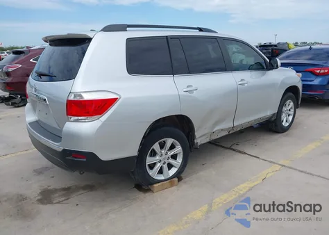 2012 Toyota Highlander Se из США, поврежденный, VIN 5TDZK3EH1CS052059